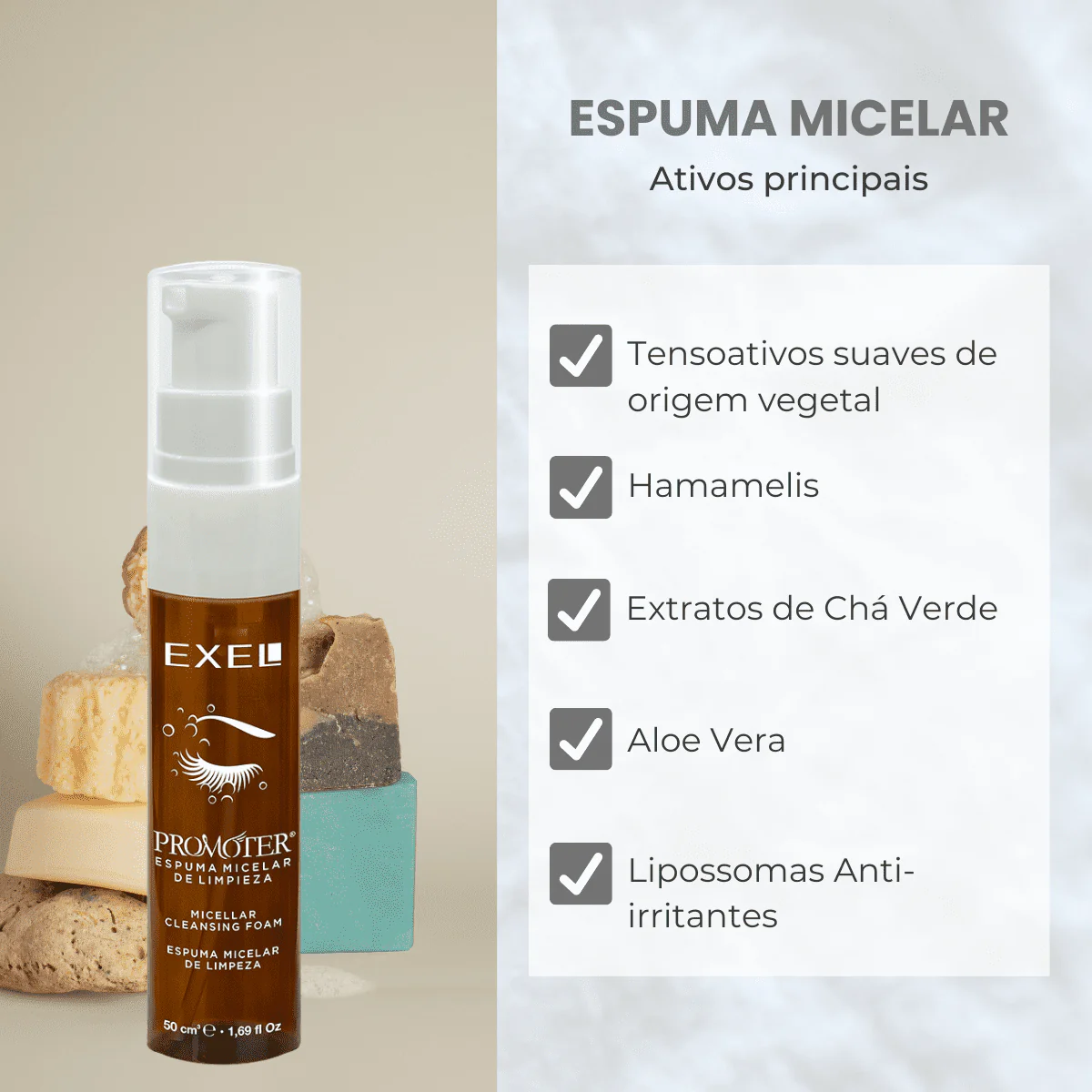 Espuma De Limpeza para Cílios e Sobrancelhas - Imagem 3
