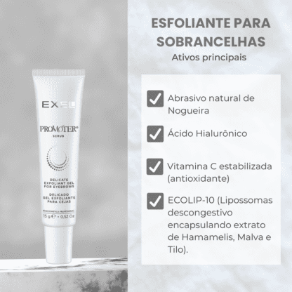 Gel Esfoliante de Limpeza para Sobrancelhas - Image 3